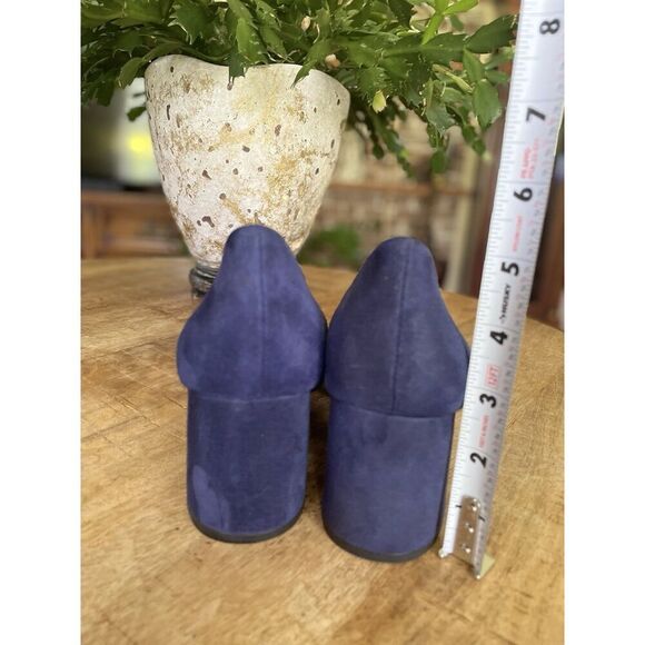 Nurture navy suede block heel pumps 8.5M new, ultra soft & comfy - Picture 4 of 8